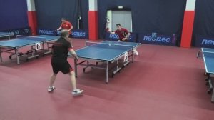 I ф. Чирков А. (704) - Казачек Г. (613) 07.03 настольный теннис Любительский турнир СПб