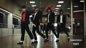 Эволюция танцев Майкла Джексона