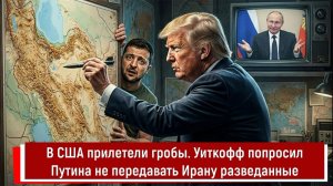 В США прилетели гробы. Уиткофф попросил Путина не передавать Ирану разведанные