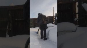 Убираю снег. 4 - 11 видео.