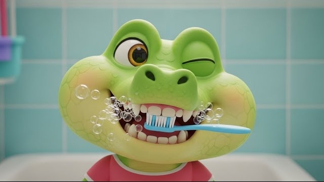 Песня про зубную щетку крокодила Коко 🐊🪥🎵 | Учимся чистить зубки весело и правильно!