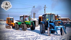 Сложный запуск тракторов РТМ-160 и Т-70 в мороз -30 зимой