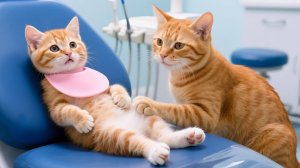 Первый визит Рыжика к стоматологу 🦷 Немного волнительно!