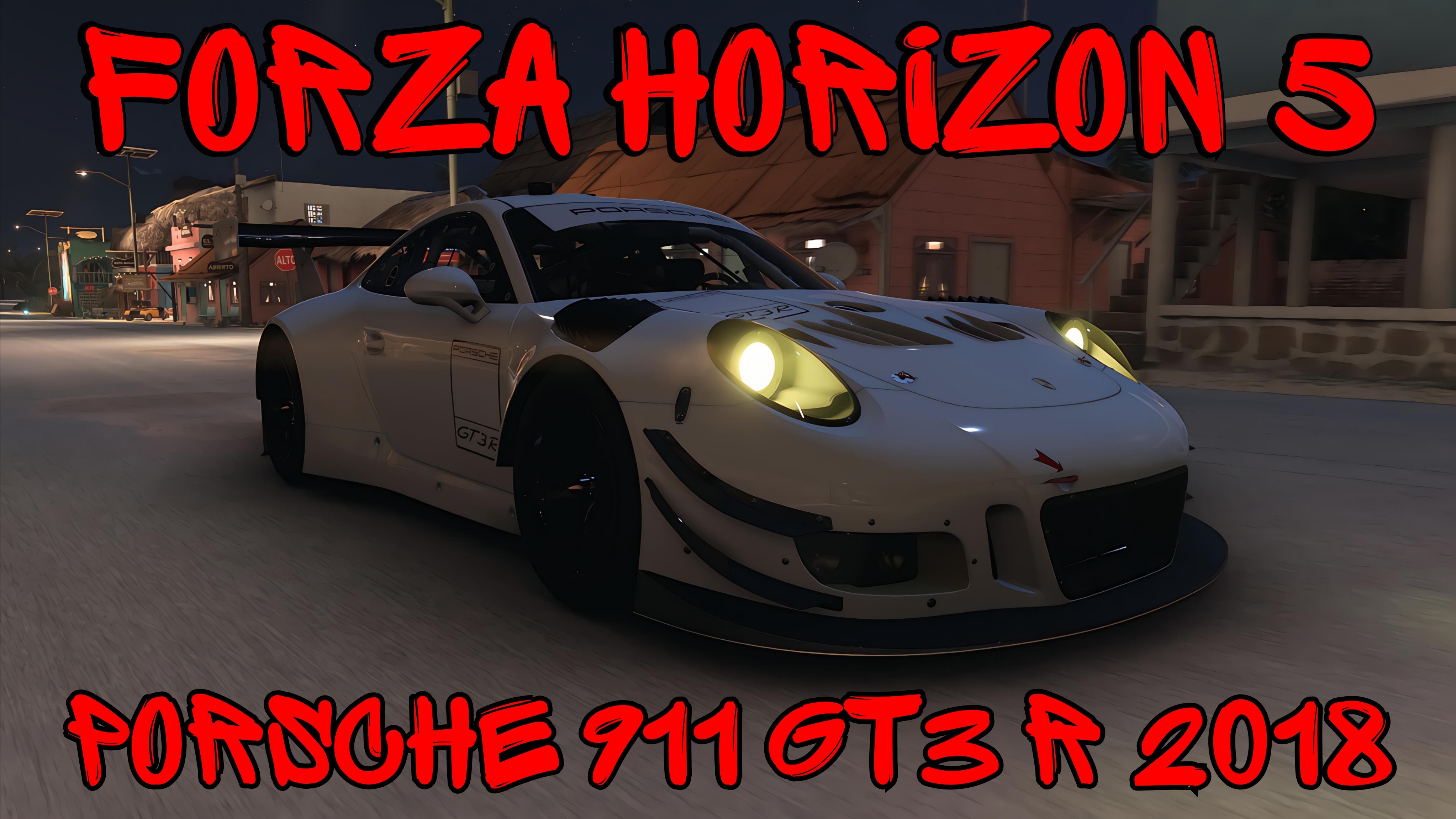 "Без компромиссов: Porsche 911 GT3 R 2018 разрывает Forza Horizon 5"
