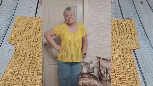 ФУТБОЛКА КРЮЧКОМ__КРАТЕНЬКО