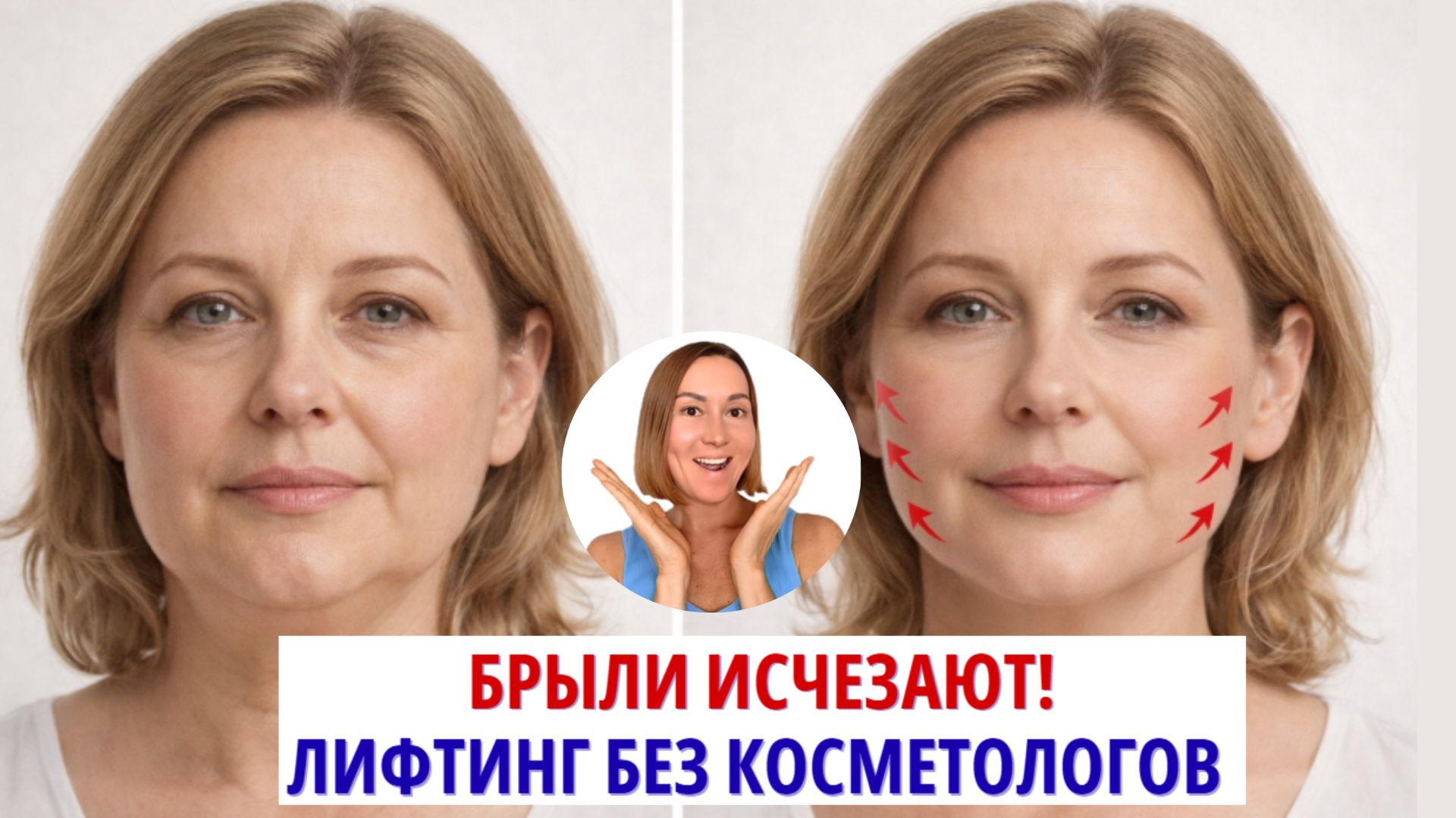 Как подтянуть брыли без уколов после 50: простой метод омоложения