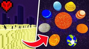 [MC] Как Я Построил Всю Солнечную Систему в Майнкрафт Хардкоре