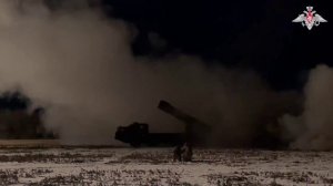 Боевая работа расчета РСЗО «Торнадо-С»