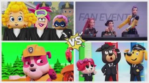 KPOP‑ОХОТНИЦЫ vs ШЕФ‑ЛАБРАДОР vs ПУЗЫРНЫЕ ГУББИ vs ЩЕНЯЧИЙ ПАТРУЛЬ — МУЗЫКАЛЬНЫЙ БАТТЛ! 🎤