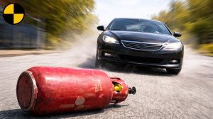 Машины VS Газовый Балон | BeamNG Drive