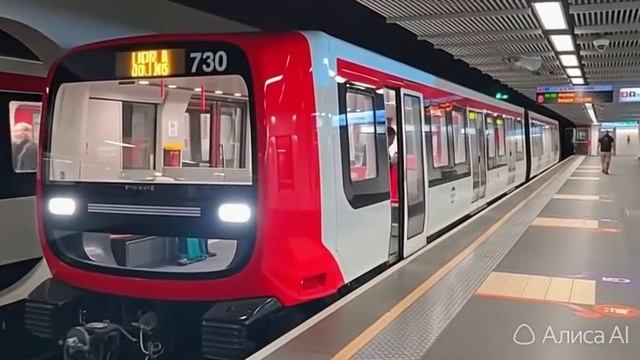 korkot train прибывает на станцию