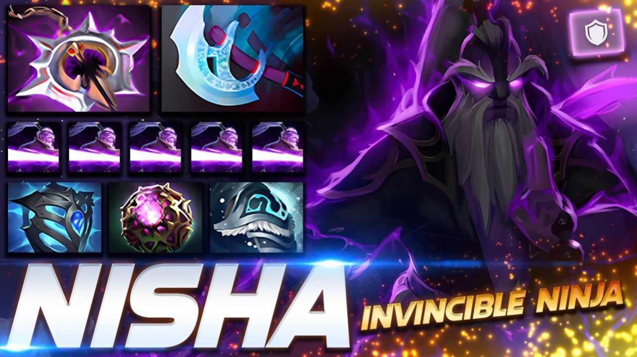 Nisha Void Spirit Invincible Ninja — профессиональный геймплей в Dota 2 [Смотри и учись]