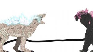 Шимо против годзиллы| 
 Анимация часть первая/13