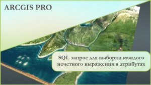 ArcGIS Pro: SQL запрос для выборки нечетного значения.
