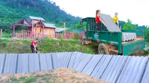 Покупаем материал для создания пруда с рыбой. Подруга Се мне помогает. Хуан Ли. Серия 26