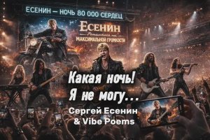 Какая ночь! Я не могу… (рок и скрипка) Сергей Есенин & Vibe Poems