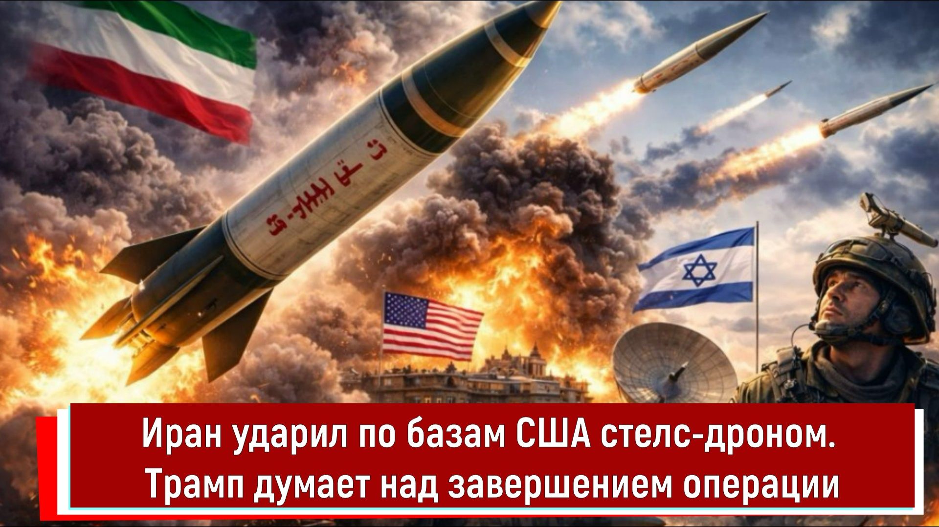 Иран ударил по базам США стелс-дроном. Трамп думает над завершением операции