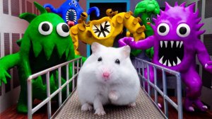 Лучшие испытания для хомяков в Garten Of Banban — хомяк против охотника Тима, Вонючки Джоэла