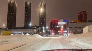 Доставка в Москве - опять снегопад и похолодание