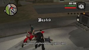 GTA: SA- Busted complitation with captions (3)