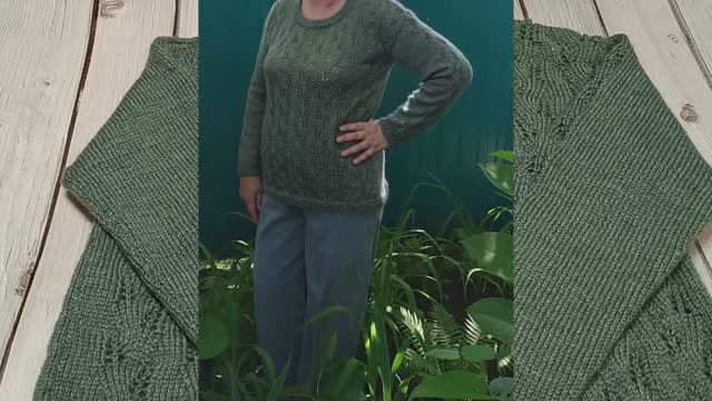 ДЖЕМПЕР _ПЬЯНЫЕ ЕЛКИ_ КРАТЕНЬКО