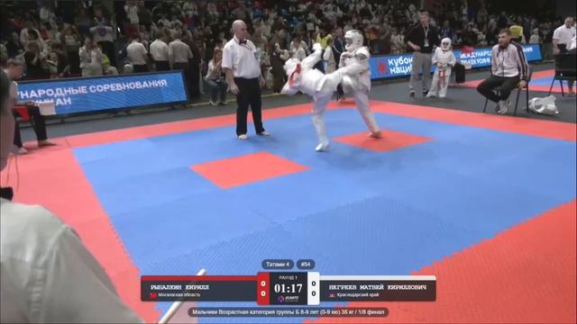 1/8 финала. Рыбалкин Кирилл (Московская область) - Негреев Матвей