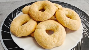 Сахарные бублики. С хрустящей сахарной корочкой, нежные и мягкие внутри.