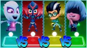 Герои в масках Coffin Dance в Tiles Hop lvl 5 - Мультик PJ Masks