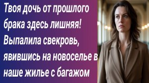 Истории для Вас/Твоя дочь от прошлого брака здесь лишняя! Выпалила свекровь, явившись на новоселье.