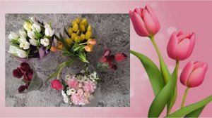 Цветы весны. Весенние букеты цветов и красивая музыка для души.