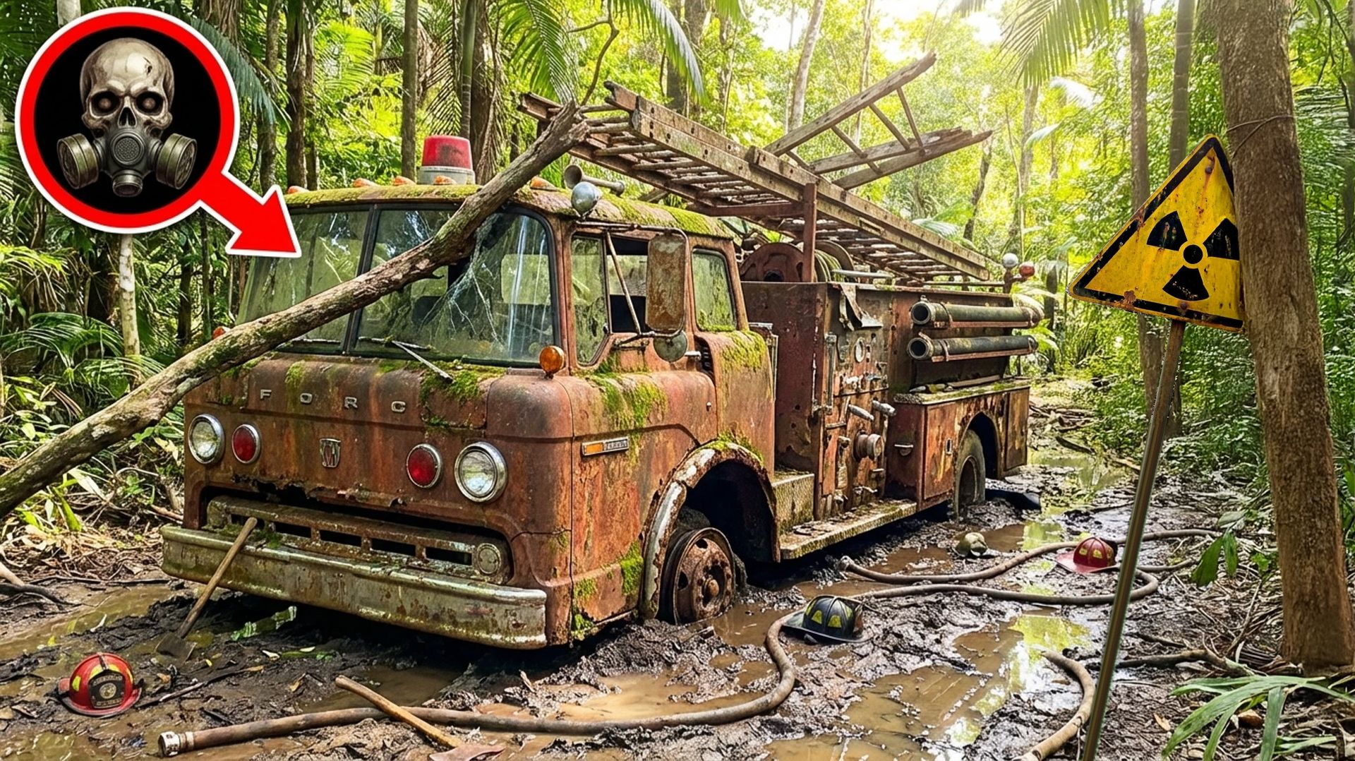 Восстановление ЗАБРОШЕННОЙ ЧЕРНОБЫЛЬСКОЙ ПОЖАРНОЙ МАШИНЫ | Оживили старую пожарную машину