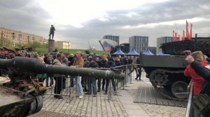 Выставка трофейной Военной техники НАТО Парк Победы Москва