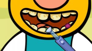 Оранжевая корова. Полезные привычки. Чистим зубы.