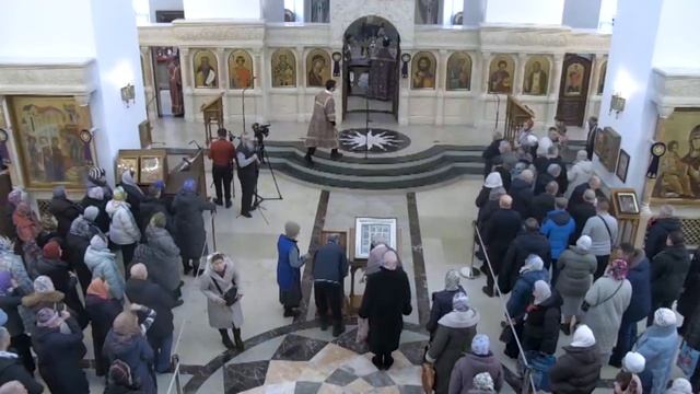 08.03.2026 г. Иер. Марк Кравченко совершил славление св. преподобным отцам Киево‑Печерской Лавры.