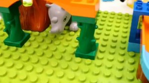 Видео для детей.Конструктор Лего, строим для носорогов и его друзей новое жильё.#дети #видеодлядетей