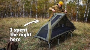 2-х дневный соло кемпинг с невероятной палаткой. ASMR.