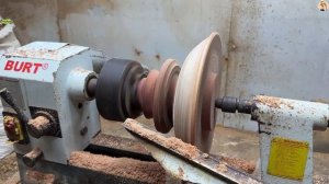 Техника и оборудование, токарный станок, обработка дерева