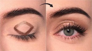 Техника «Ромб»  — красивый и простой смоки макияж за 5 минут