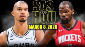09.03.2026 | ОБЗОР МАТЧА | Сан-Антонио Спёрс - Хьюстон Рокетс | Highlights