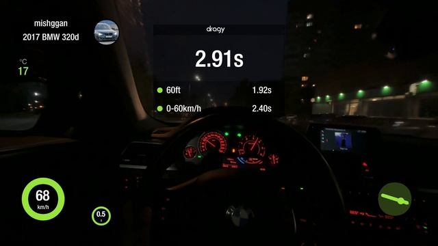 Bmw f30 320d b47 stage3 0-100