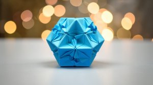 Кубооктаэдр оригами, сможете повторить?