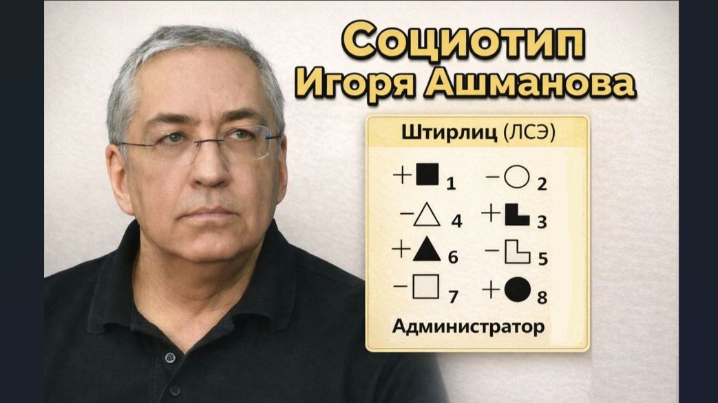 Социотип Игоря Ашманова