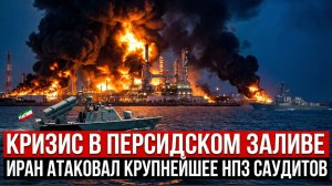 Кризис в Персидском заливе ИРАН Атаковал Крупнейшее НПЗ Саудитов