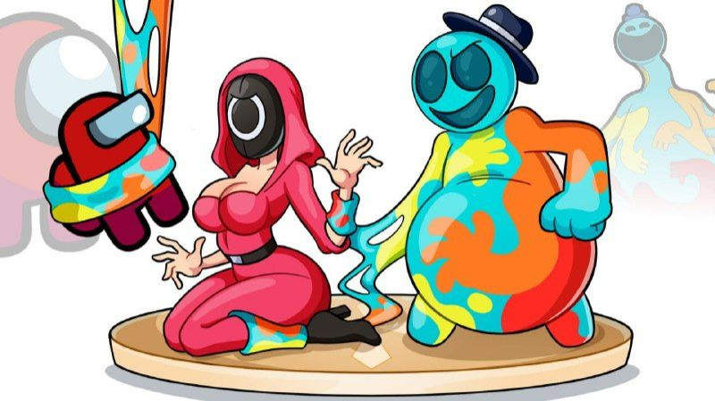 МИНИ НАПАРНИК ПО КОМАНДЕ УСТРАНЯЕТ СПРУНКИ ИГРУ В КАЛЬМАРА ТАНОСА