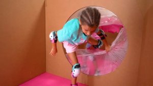 Nastya and friends in funny escape adventures for kids