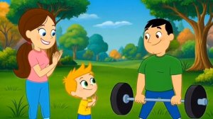 Дружная семья: песенка о маме, папе и малыше — любовь, игры и уют каждый день