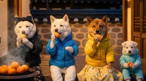 Зимним вечером, мандарины греются на печкеСладкий зимний вечер в доме Чиндоль-и 🍊🌙