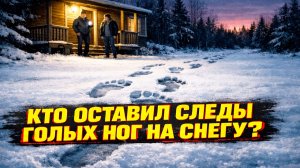 В Южной Дакоте пара нашла у двери странные следы босых ног на снегу с развернутыми ступнями