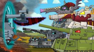 Левиафан, Мимик, Гибрид и Арта-Монстр перешли в КОНТРНАСТУПЛЕНИЕ😱 - Мультики про танки