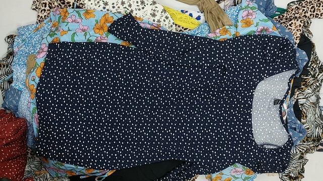 Модные платья весна-лето секонд оптом 1 пак